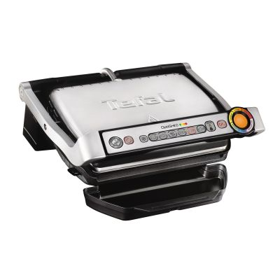 Grill Tefal OptiGrill GC712D34 (stołowy-zamknięty; 2000W; kolor inox)