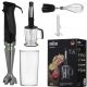 12. Braun MultiQuick 7 MQ 7045X 1,25 l Blender immersyjny 1000 W Czarny, Stal nierdzewna