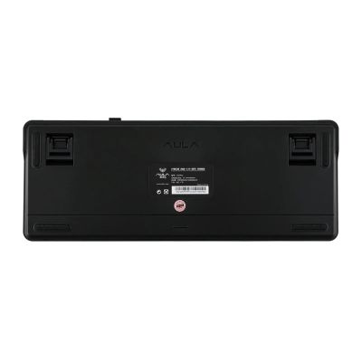 3. Klawiatura gasket F87 Pro Dark Blue + Black + Cyan GrayWoodV4 switch RGB AULA