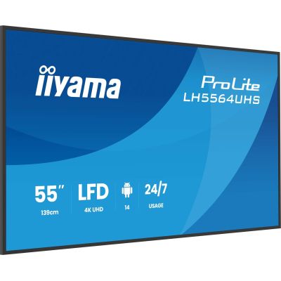 4. Ekran płaski iiyama LH5564UHS-B1AG 55 IN LCD UHD - Płaski ekran - 139,7 cm