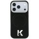 3. Etui Karl Lagerfeld Grained Embossed Ring & Kameo Logo MagSafe na iPhone 18 Pro / 17 Pro - czarne