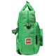 2. LEGO Brick 1x1 Kids Backpack 20206-0037 Zielone One size