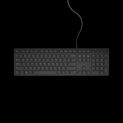 Klawiatura Dell KB216 580-ADHK_1017806533983 (membranowa; USB; (EU), (US); kolor czarny)