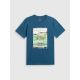 5. T-shirt regular z nadrukiem męski 4F 4FRSS26TTSHM4304-46S