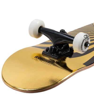 9. Deskorolka Rocket Twisted Foli Gold 7.5" RKT-COM-1555