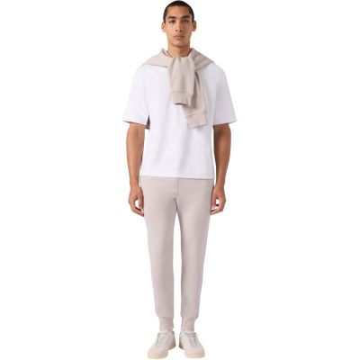 6. Spodnie męskie Champion Rib Cuff Pants kremowe 220299 ES084