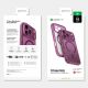 8. Etui AMAZINGTHING Titan Pro Lens na iPhone 18 Pro z osłoną aparatu i mocowaniem na smycz kompatybilne z MagSafe - fioletowe