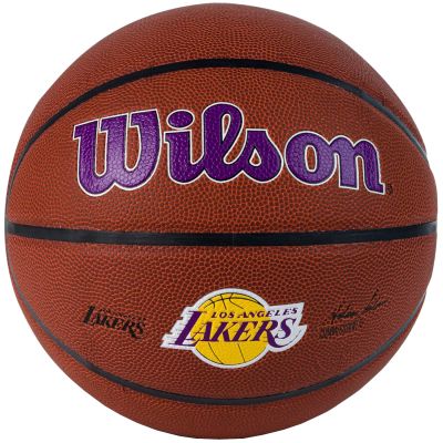 3. Piłka do koszykówki Wilson Team Alliance Los Angeles Lakers Ball WTB3100XBLAL