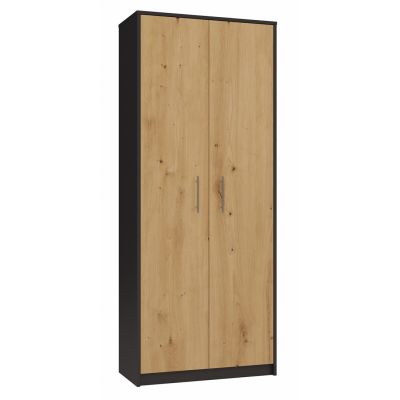 4. REGAŁ ZAMKNIĘTY OLIV 2D ANTRACYT/ARTISAN KOMPLET