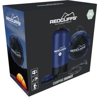 2. PRYSZNIC SOLARNY KEMPINGOWY TURYSTYCZNY 11L Z POMPKĄ REDCLIFFS