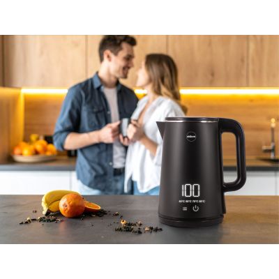 15. ELDOM CZAJNIK BEZPRZEWODOWY C515C 1,8 L 2000W CZARNY 5 PROGRAMÓW 45,55,70,85,100°C , PODTRZYMYWANIE TEMPERATURY
