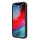 5. Etui BMW Leather Curve Perforate na iPhone 12 / iPhone 12 Pro - czerwone