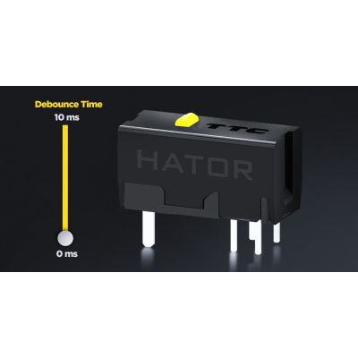 11. HATOR Quasar 3 Ultima 8K Wireless myszka Gaming Po prawej stronie RF Wireless + Bluetooth + USB Type-C Optyczny 30000 DPI