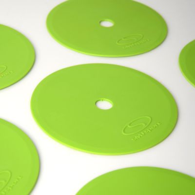 3. Płaskie znaczniki pola - okrągłe 15 cm - 12x zielony SMJ sport ZPO-G