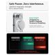 10. Etui Spigen Ultra Hybrid Pro MagSafe na iPhone Duo - przezroczysto-białe