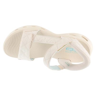 3. Skechers Slip-Ins: GO Walk Glide-Step 2.0 Sandal - Cozy Fit Jada 141276-NAT Beżowe 36