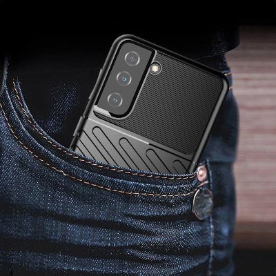 8. Thunder Case etui Samsung Galaxy S23+ silikonowy pancerny pokrowiec niebieskie