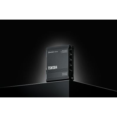8. Teltonika TSW304 łącza sieciowe Gigabit Ethernet (10/100/1000) Obsługa PoE Czarny