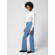 3. Jeansy flare z rozszerzanymi nogawkami damskie Outhorn OTHWSS24TTROF726-33S