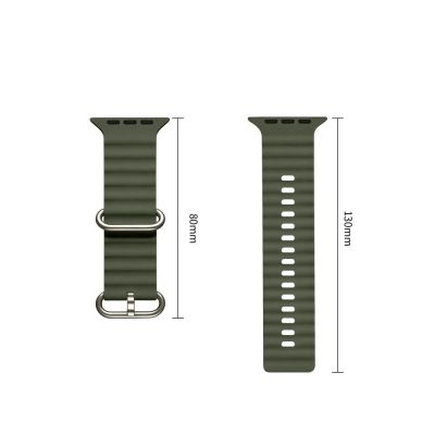 3. Pasek Tech-Protect Iconband Pro na Apple Watch 44 / 45 / 46 / 49 mm - zielony
