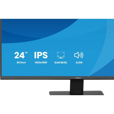 27. iiyama ProLite X2491HS-B1 monitor komputerowy 60,5 cm (23.8") 1920 x 1080 px Full HD LCD Czarny