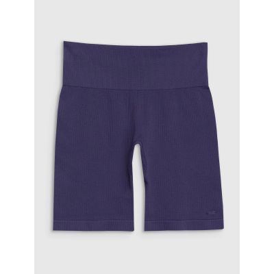 6. Legginsy kolarki bezszwowe treningowe damskie 4F 4FWSS25TFSTF014-30S