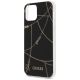 8. Etui Guess Gold Chain Collection na iPhone 12 mini - czarne