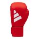 17. Rękawice boskerskie skórzane Adidas SPEED 175 czerwone
