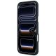 5. Etui Guess Grained Round Strass Logo MagSafe na iPhone 18 Pro Max / 17 Pro Max - niebieskie
