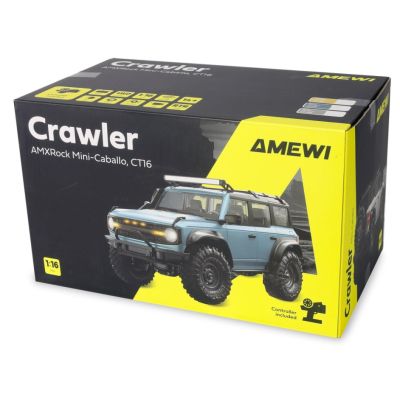 11. Model RC Crawler Mini-Cabalo AMXRock 4WD 1:16 RTR szary