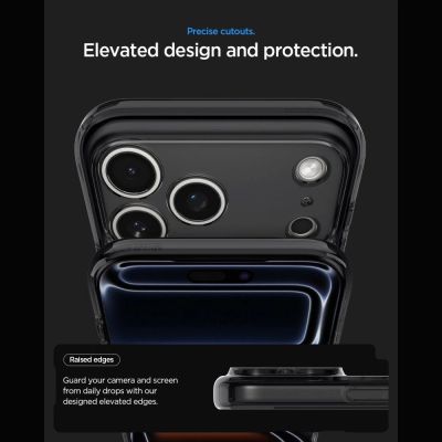 10. Etui Spigen Ultra Hybrid MagSafe Zero One na iPhone 18 Pro / 17 Pro - czarne