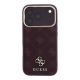3. Etui Guess Peony 4G Small Logo MagSafe na iPhone 17 Pro / 18 Pro - burgundowe