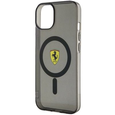 6. Etui Ferrari Translucent MagSafe na iPhone 14 Plus - czarne