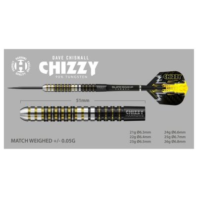 19. Rzutki Harrows Chizzy 90% Steeltip HS-TNK-000013897