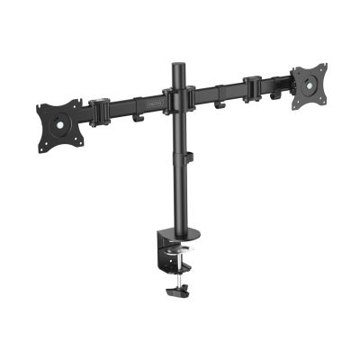 4. Stojak biurkowy do 2 monitorów DIGITUS DA-90349 (biurkowy; 17" - 27"; max. 16 kg)