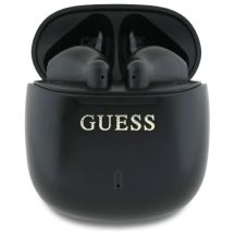 Słuchawki bezprzewodowe Guess Printed Classic Logo Bluetooth - czarne