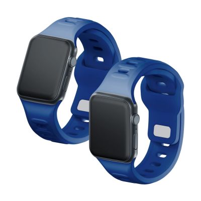 13. Pasek silikonowy 3mk Silicone Watch Strap do Apple Watch 38 / 40 / 41 mm - niebieski