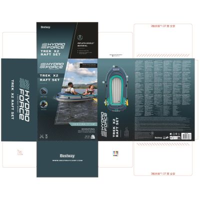 6. Bestway 61153 nadmuchiwana łódź Podróże / Rekreacja Tratwa