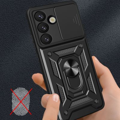 9. Etui Hybrid Armor Camshield na Sasung Galaxy S26 Plus - czarne