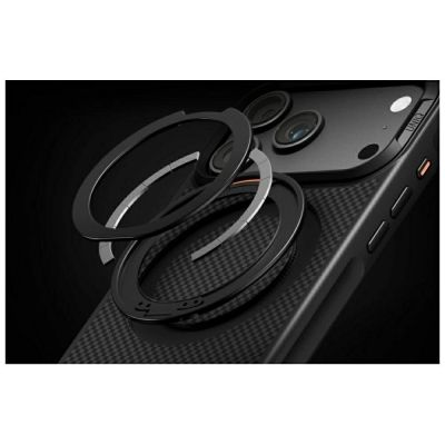8. Etui UNIQ Keva Mov Magclick Charging na iPhone 18 Pro Max / 17 Pro Max - czarne
