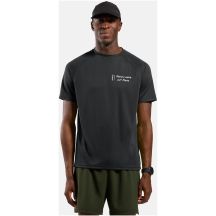 Koszulka z krótkim rękawem męska ODLO T-shirt crew neck s/s ESSENTIAL PRINT czarna