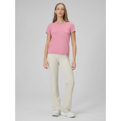 6. T-shirt slim gładki damski 4F 4FRAW25TTSHF3623-56S