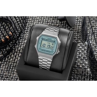 5. Zegarek Męski CASIO VINTAGE A168WA-3AYDF + BOX