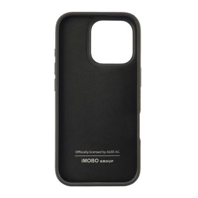 6. Etui Audi Synthetic Leather na iPhone 16 Pro 6.3" - czarne