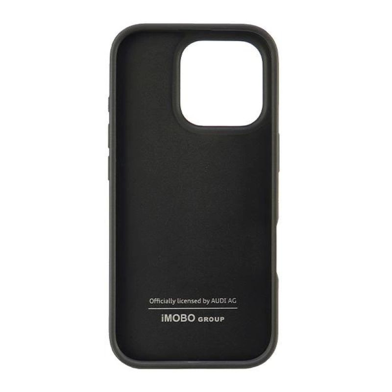 6. Etui Audi Synthetic Leather na iPhone 16 Pro 6.3" - czarne