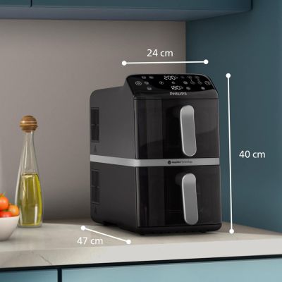 9. Philips 4000 series NA461/00 Ovi Stacked Dual Basket seria 4000