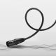 7. Kabel Ugreen AV130 66717 audio XLR (żeński) - XLR (męski) do mikrofonu / wzmacniacza 2m - czarny