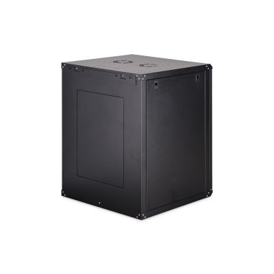 20. Szafa sieciowa wisząca DYNAmic 19" 16U rack 600x600, drzwi szyba, czarny, niedzielona, złożona, 60kg