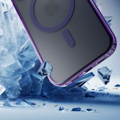 3. Etui 3mk Frosty MagCase Purple na Apple iPhone 14 Pro Max - fioletowe