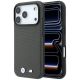 Etui BMW M Quadrille Kevlar Metal Logo MagSafe na iPhone 17 Pro Max / 18 Pro Max - szare